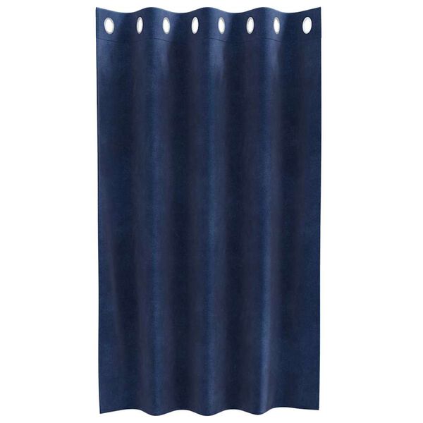 vidaXL Blackout Curtains 2 pcs Dark Blue 140 x 140 cm Velvet