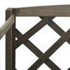 vidaXL Garden Trellis Planter with Shelves Grey 60x30x140 cm Solid Firwood