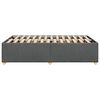 vidaXL Bed Frame without Mattress Dark Grey 120x190 cm Small Double Fabric