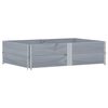 vidaXL Garden Planter Grey 150x100 cm Solid Wood Pine
