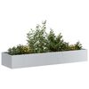 vidaXL Planter 280x80x40 cm Galvanised Steel