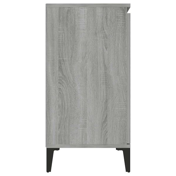 vidaXL Sideboard Grey Sonoma 102x35x70 cm Engineered Wood