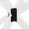 vidaXL Coffee Table Leg Spider Shape White 98x58x(42-43) cm Steel
