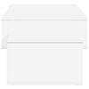 vidaXL Coffee Table White 105 x 50 x 32.5 cm Engineered Wood