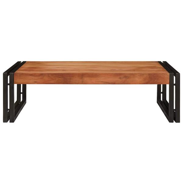 vidaXL Bathroom Shelf Brown 80 x 50 x 23 cm Solid Acacia Wood