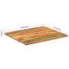 vidaXL Rectangular Table Top 70x80 cm 25-27 mm Solid Reclaimed Wood