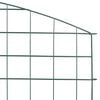 vidaXL Pond Fence Set 5 pcs Green 100 x 50 cm Steel