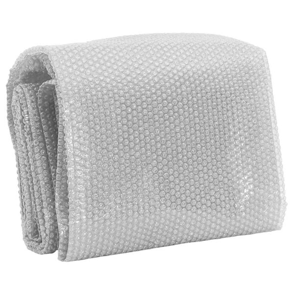 vidaXL Floating PE Solar Pool Film 300x200 cm Grey