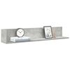 vidaXL Wall Shelves 2 pcs Concrete Grey 100x16.5x16.5 cm Engineered Wood