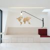 MiMi Innovations Wooden World Map Wall Decoration Exclusive Oak 130x78 cm