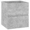 vidaXL Bathroom Furniture Set Concrete Grey Engineered Wood