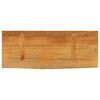 vidaXL Table Top Live Edge 80x30x2.5 cm Solid Wood Mango