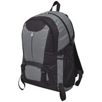 vidaXL Hiking Backpack 40 L Black and Grey