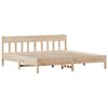 vidaXL Bed Frame without Mattress 200x200 cm Solid Wood Pine