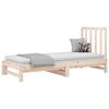 vidaXL Pull-out Day Bed without Mattress 2x(90x200) cm