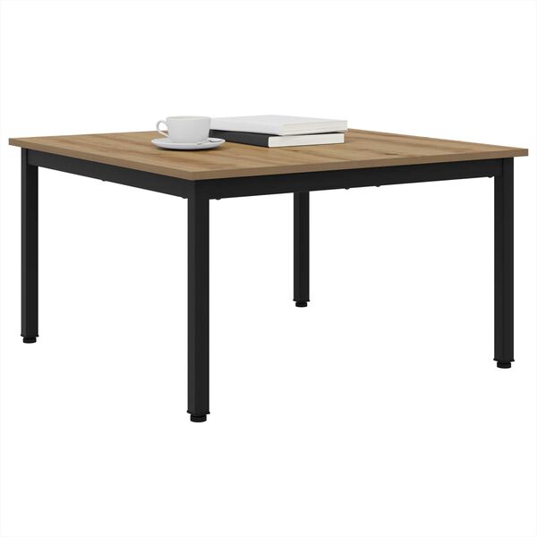 vidaXL Coffee Table Artisian Oak 80 x 80 x 45 cm Engineered Wood