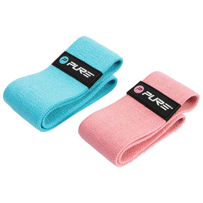 Pure2Improve Exercise Band Set Blue and Pink