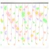 vidaXL LED Curtain Icicle Lights 10m 400 LED Colourful 8 Function