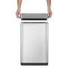 EKO Sensor Bin Mirage X 80 L Matte Silver