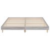 vidaXL Bed Frame without Mattress Grey Sonoma 200x200 cm Engineered Wood