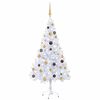 vidaXL Artificial Christmas Trees | White | PVC | 150 cm