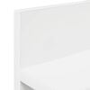 vidaXL Wall-Mounted Coat Rack White 40 x 10.5 x 18 cm Engineered wood