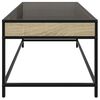 vidaXL Coffee Table with Infinity LED Sonoma Oak 90x50x41 cm