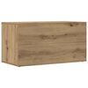 vidaXL LP Storage Box Artisan Oak 69.5x34x36 cm Engineered Wood