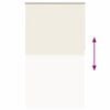 vidaXL Roller Blind Blackout Off White 135x230 cm Fabric Width 131.6 cm Polyester
