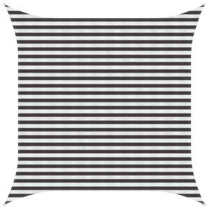 vidaXL Sunshade Sail Anthracite and White 3.6 x 3.6 m HDPE