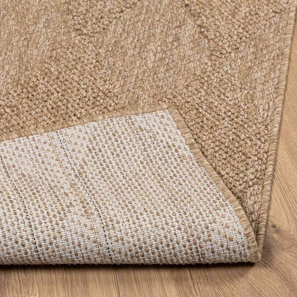vidaXL Area Rugs Square Natural 120 x 120 cm