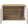 vidaXL Cat House Artisian Oak 85 x 55 x 50.5 cm Engineered Wood