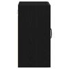 vidaXL Wall Cabinet Black Oak 60x31x60 cm Engineered Wood