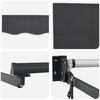 vidaXL Electric Retractable Awning Anthracite 2.5 x 2 m