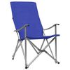 vidaXL Foldable Camping Chairs 2 pcs Blue