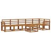vidaXL Outdoor Sofa Set 7 pcs Natural Solid Acacia Wood