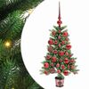 vidaXL Christmas Tree with 150 LEDs with Stand Green 90 cm PE