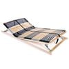 vidaXL Bed Base | Natural Birch | Solid beechwood frame with birch slats
