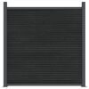 vidaXL Fence Panel Grey 353x186 cm WPC