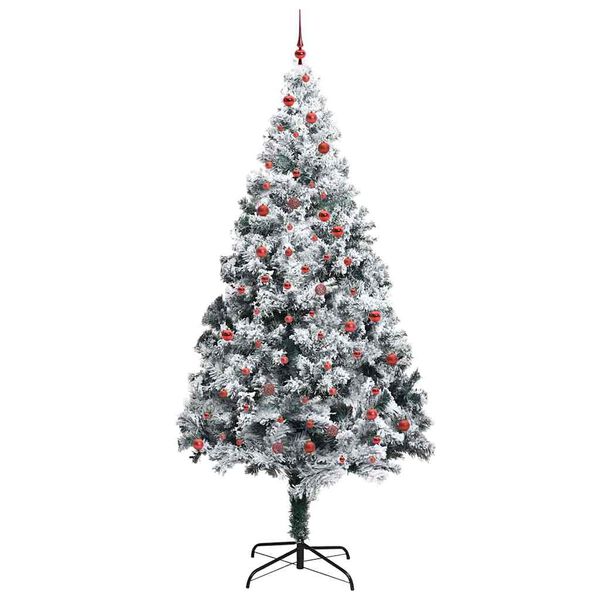 vidaXL Christmas Tree with 300 LEDs with Stand Green 300 cm PVC