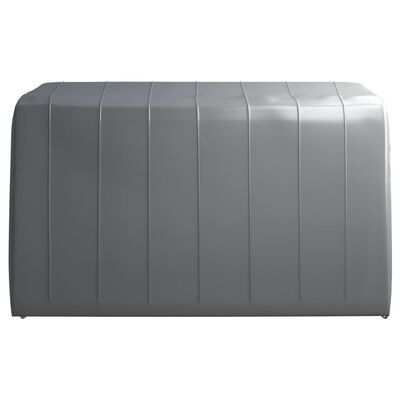 vidaXL Storage Tent 370x370 cm Steel Grey