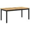 vidaXL Coffee Table White and Black 49 x 100.5 x 45 cm