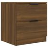 vidaXL Bedside Cabinets 2 pcs Brown Oak Engineered Wood