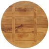 vidaXL Table Top &Oslash; 70x2.5 cm Round Solid Wood Mango