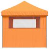 vidaXL Party Tent Folding Orange 292 x 580 x 315 cm Oxford Fabric
