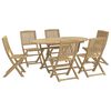 vidaXL 7 Piece Garden Dining Set Solid Wood Acacia