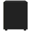 vidaXL Storage Cabinet Black 60 x 48 x 57 cm Engineered Wood