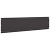 vidaXL Lawn Edgings 10 pcs Black 25x103 cm Cold-rolled Steel