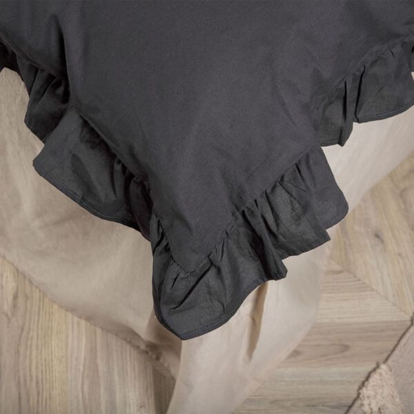 Venture Home Bed Set Levi 200x150 cm Cotton Anthracite