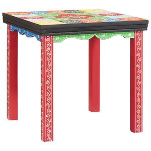 vidaXL Square Table 3 pcs Multicolour